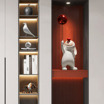 Upscale light and luxurious entrance to the home Living Room TV Cabinet Home Wine Cabinet Decoration Office Bookcase Kit Combinations