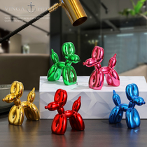Modern Creative Mini Balloon Dog Desktop Small Pendulum Pieces Living Room Wine Cabinet Office Home Decoration Pint Minimalist Furnishing