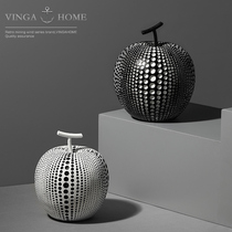 Living room creative wine cabinet TV cabinet red wine rack fish tank desk room decoration crafts small ornaments home accessories