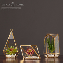 Nordic home accessories glass cover ornaments cafe model room decorations soft decorations living room ornaments