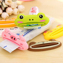 Creative household goods cartoon toothpaste squeezer facial cleanser Mengmeng home hand cream squeezer