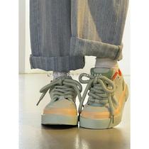 Lu Shisan niche non-colliding shoes for women dopamine summer matching skirt white shoes new versatile sneakers