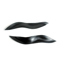 Suitable for Mercedes-Benz 2003 old model smart resin modified eyebrow headlight eyebrow decorative patch eye eyebrow