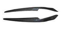 Suitable for Mitsubishi EVO eyebrow eyebrows EVO 5-7 generation Wingshen carbon fiber eyebrow headlight decorative strips