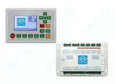 CO2 laser engraving machine control system board card panel Ruida RDC6442S color screen Chinese and English complete set