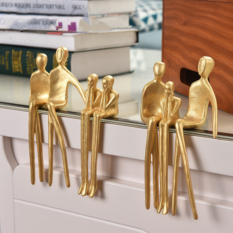 Brass Little Gift Bookshelf Swing Copper Copper Bookcase Decoration for Lightweight Creative Home Creative Gift Decoration