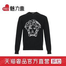 Свитер мужской versace/范思哲男士羊毛圆领针织衫毛衣 a86979 a235923 Versace/A86979