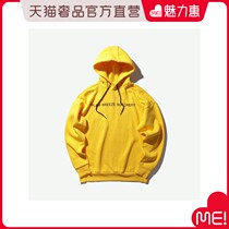 XXXTRENTA multicolor letter print design youth casual hooded mens sweater