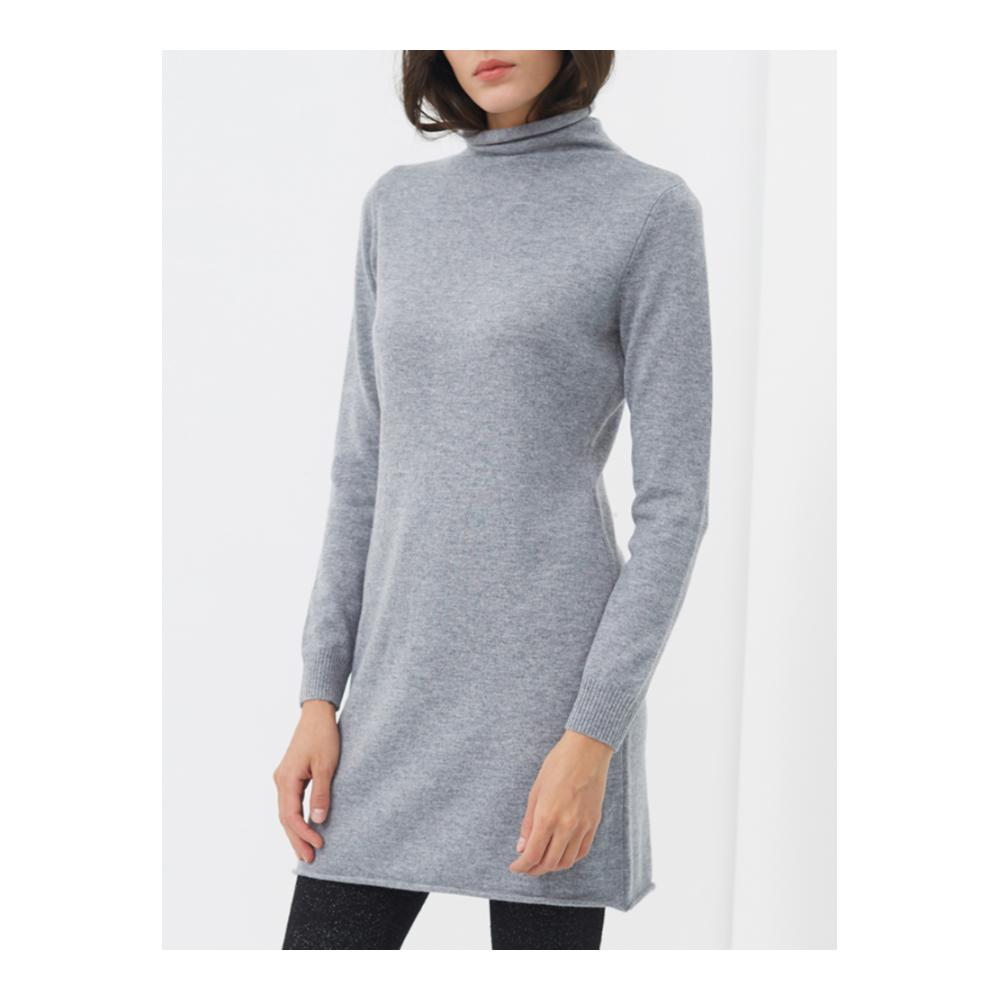 WDLS Vidolas nhiều màu sửa chữa khí đống cổ áo phụ nữ dài mùa thu / mùa đông áo len cashmere áo len đáy