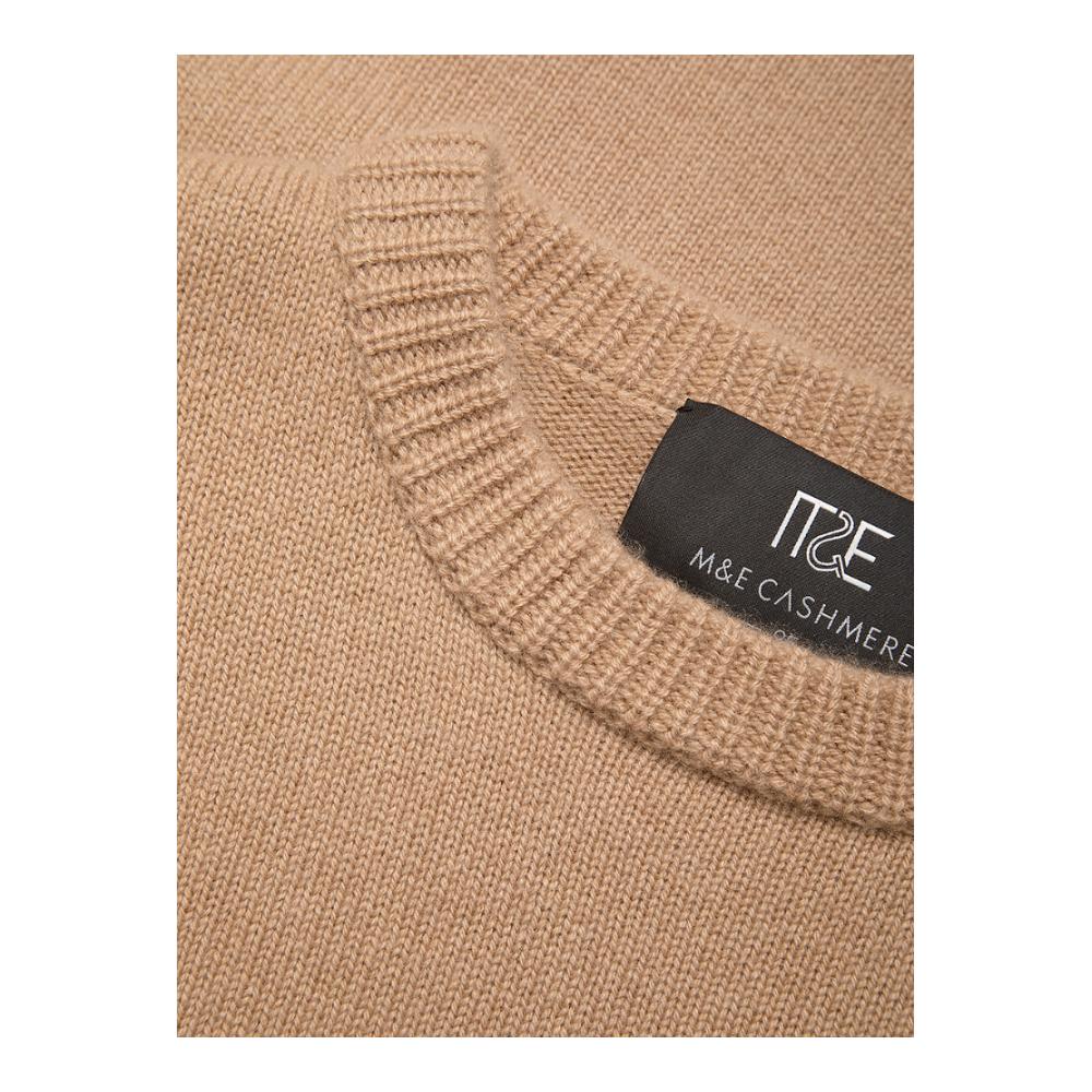 ME Champagne vàng 100cashmere mở phụ nữ quanh cổ áo dài tay áo mùa thu / mùa đông knitsweater áo len áo len cashmere áo len cashmere áo len