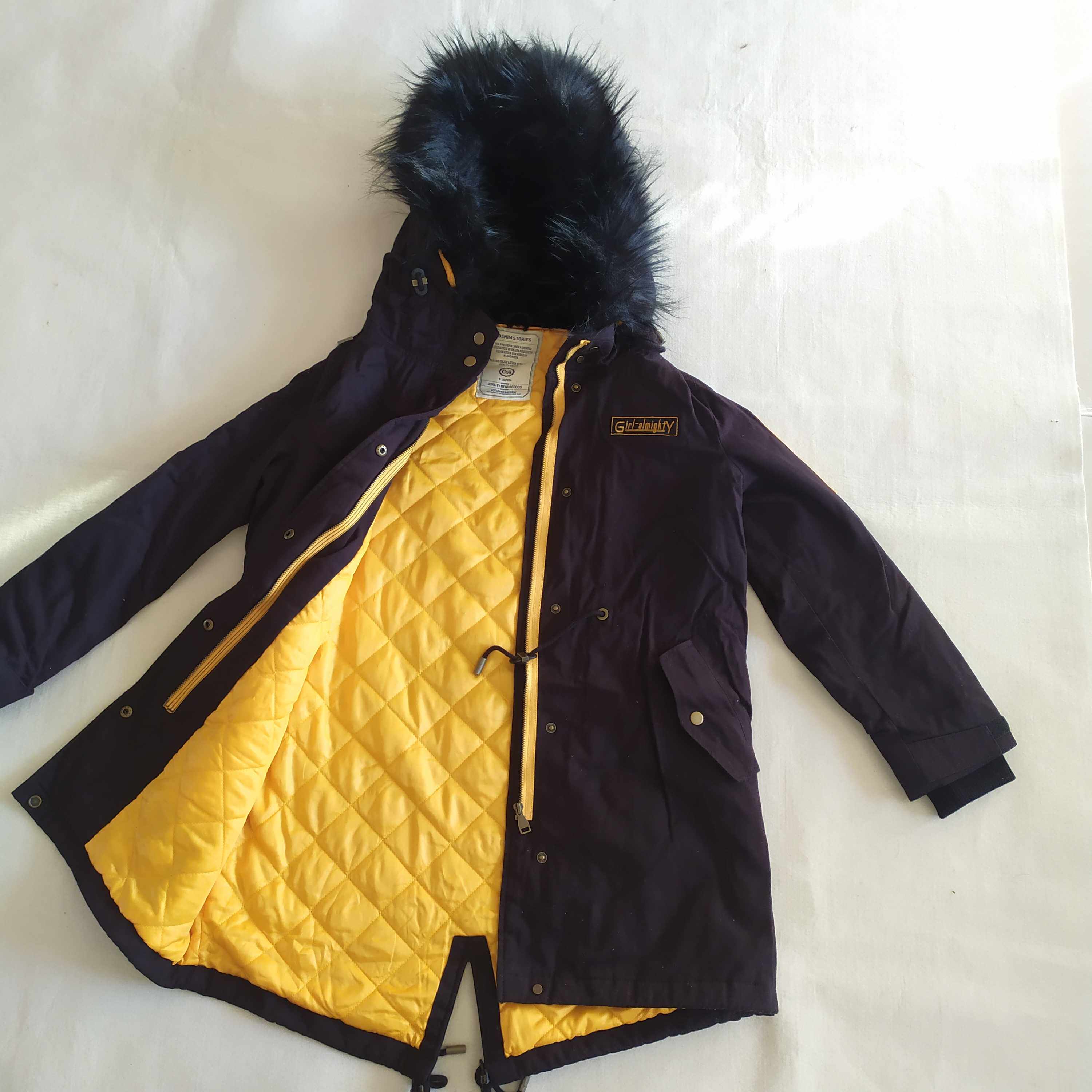 Foreign trade Original single CA Women's cotton clothes Lions in cotton clothes Long version outdoor cotton blouse Winter with large wool cotton weaters