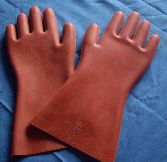 12KV insulated gloves 10KV high voltage electrical work anti-electric charged operation 12 kV rubber gloves 25KV35K