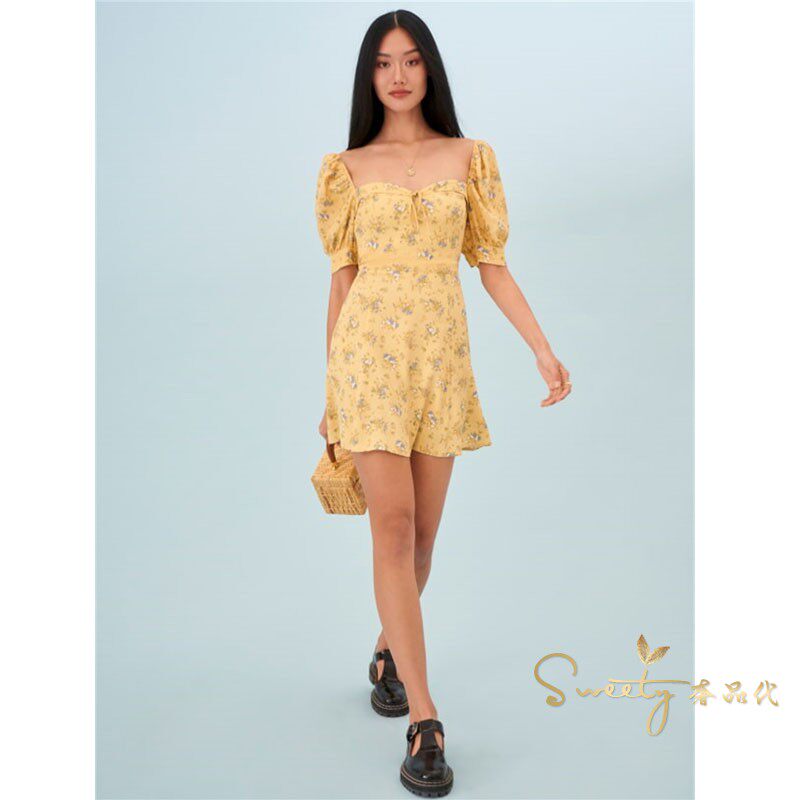 Reformation 21 summer new pint style design senses small crowdsourced comeback cruiqued casual dress children