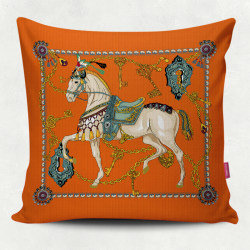 European-Style High-End Sofa Cushion Cover, Luxurious Throw Pillow for Living Room, Office, Model Room, Simple American Retro Style