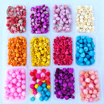 (Strawberry fruit red) handmade DIY smile red Qiaomei kindergarten photo frame sticker material pistachio fruit