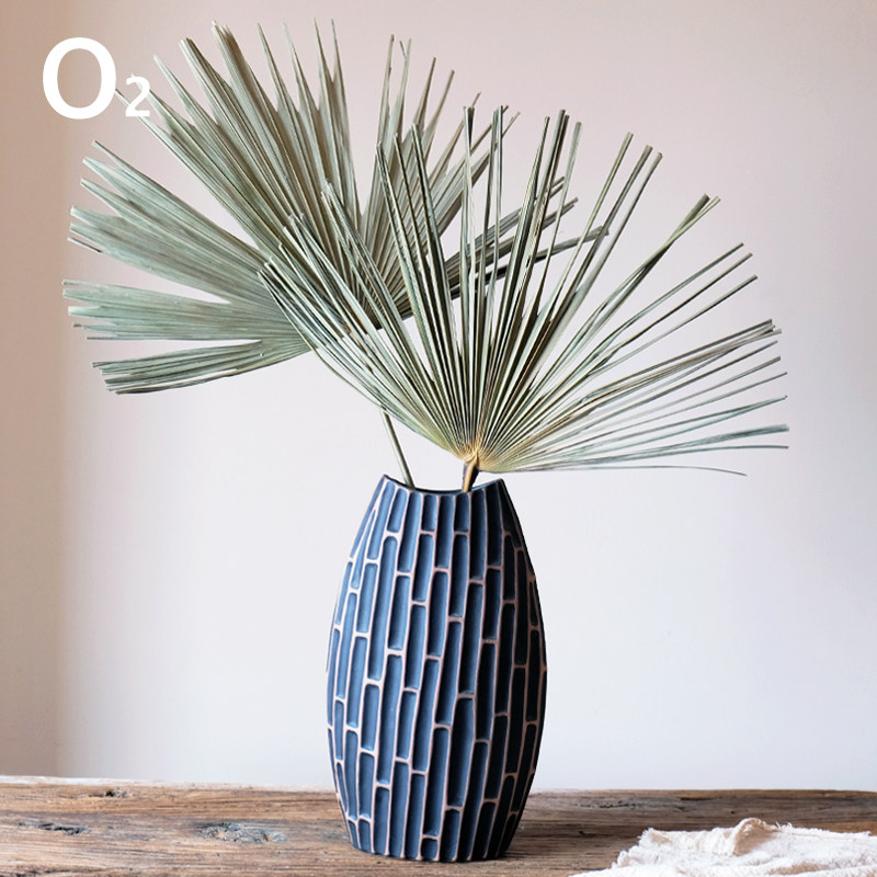 (Anemone leaf)Pu fan palm dried flowers dried branches True leaves Nordic ins bed and breakfast decoration wedding exhibition layout