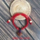 Ruyi lock+cinnabar+peach beads