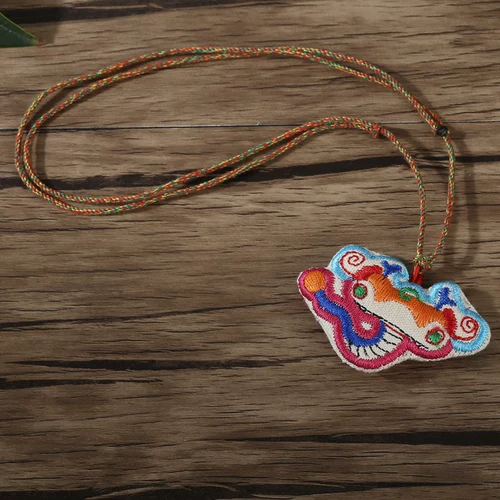 Детская натуральная подвеска для взрослых, природная руда, китайский гороскоп, цвета киновари