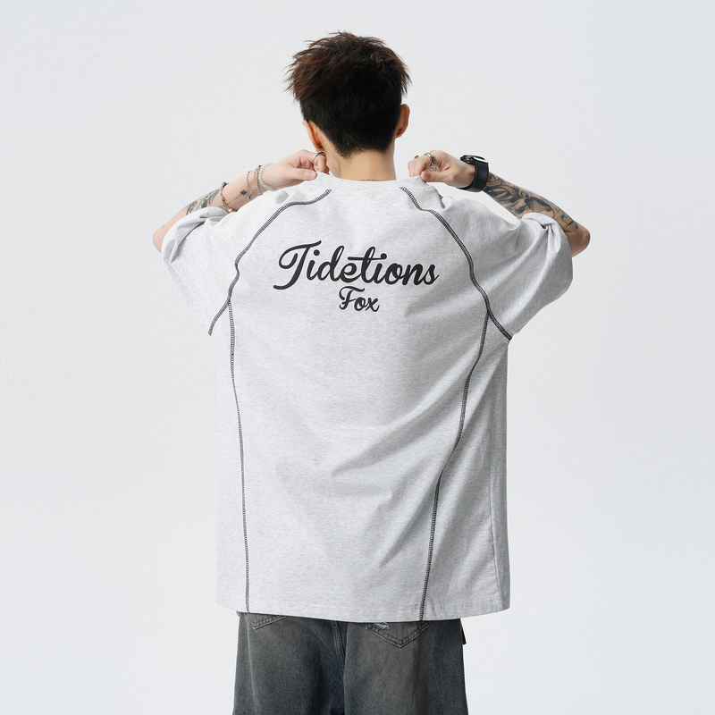 Wukong Has in Stock American-Style Letter Print Hasselblad Line Crew Neck Short-Sleeve T-Shirt for Men, Trendy Brand, Summer Loose Half-Sleeve Tee Wukong Has in Stock American-Style Letter Print Hasselblad Line Crew Neck Short-Sleeve T-Shirt for Men, Trendy Brand, Summer Loose Half-Sleeve Tee