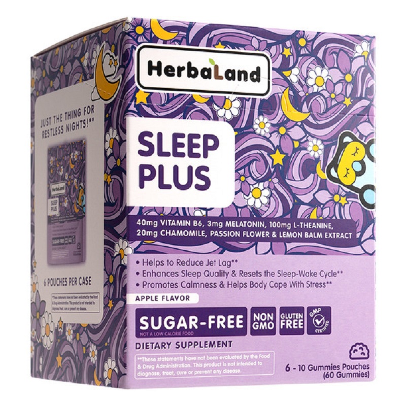 Herbaland加拿大进口褪黑素晚安瓶