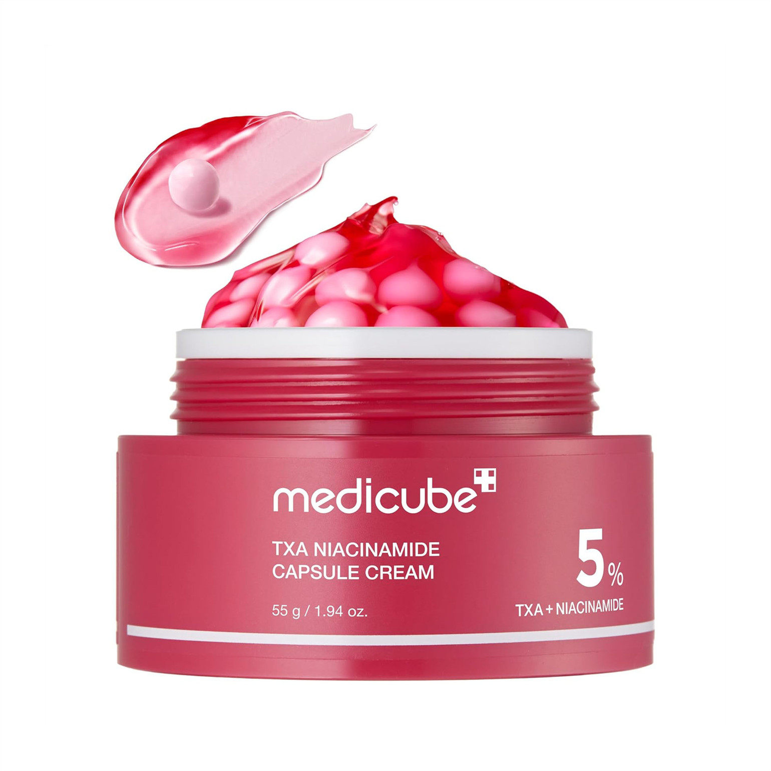 Medicube carbamic acid+nicotinamide face cream brightens and improves dull complexion