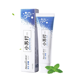 纳美白牙膏源生护龈海盐薄荷小苏打牙膏120g洁白去渍去黄清新口气
