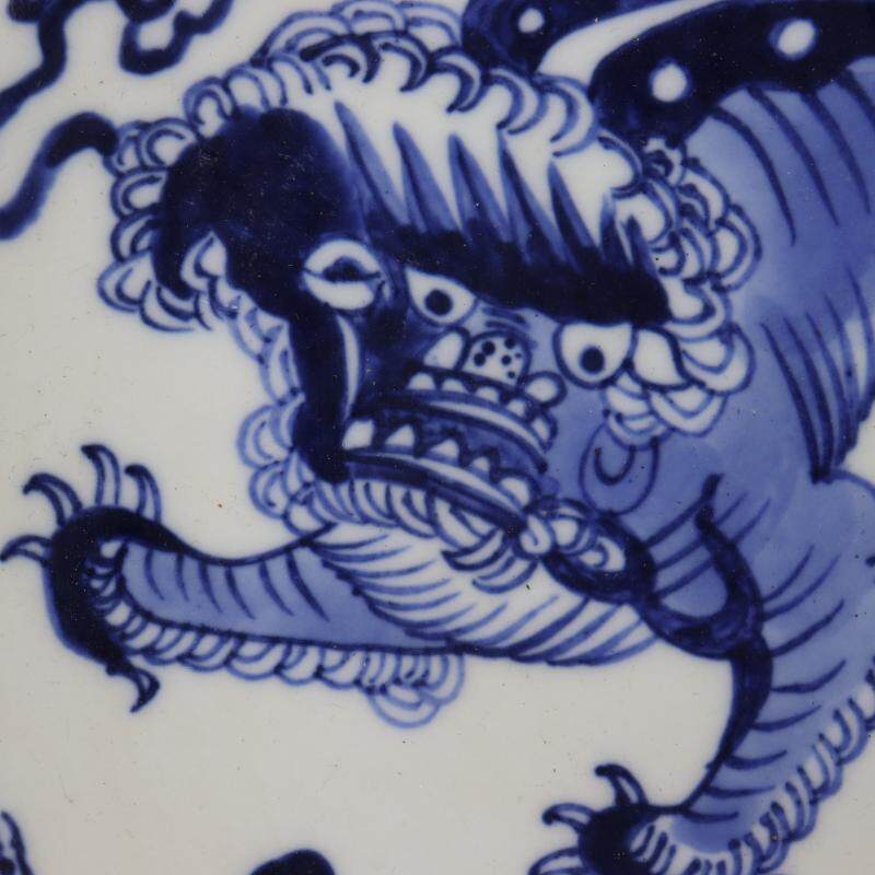 清康熙青花狮子绣球纹盘：穿越时光的艺术瑰宝-仿古瓷器-淘宝好物网