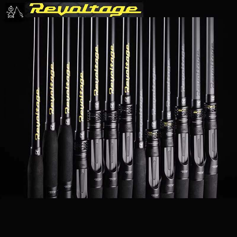 23 Models of Jackall Lure Rods Rv Negative Voltage Revoltage Black Pit Single-Section Competition Long-Casting Insect Rod Soft Bait Rod