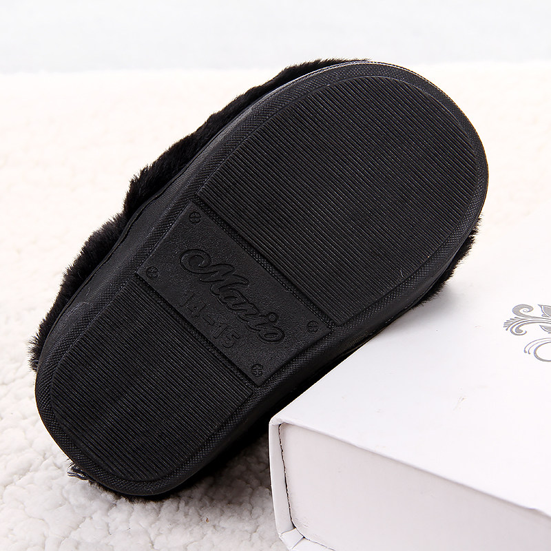 Pantoufles enfants en autre pour hiver - semelle caoutchouc antidérapant - Ref 1032037 Image 19