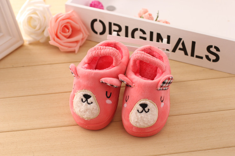 Pantoufles enfants en autre pour hiver - semelle caoutchouc antidérapant - Ref 1011034 Image 7