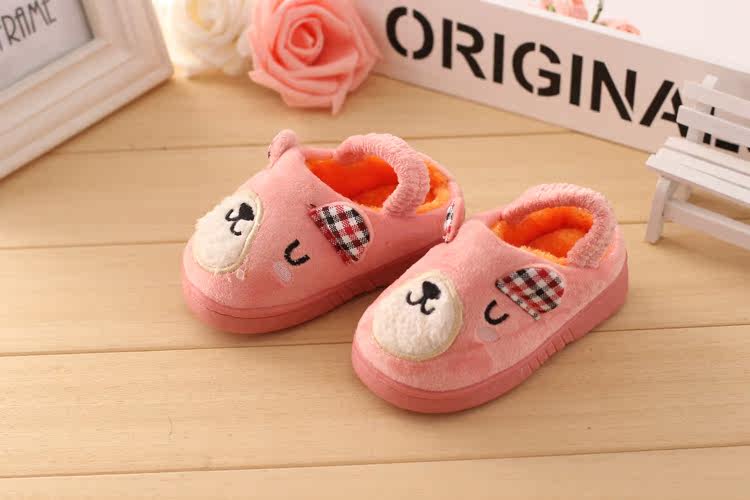 Pantoufles enfants en autre pour hiver - semelle caoutchouc antidérapant - Ref 1011034 Image 19