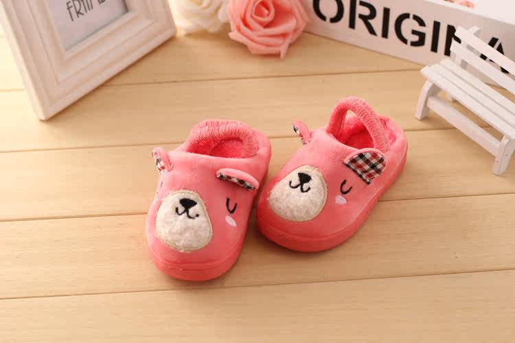 Pantoufles enfants en autre pour hiver - semelle caoutchouc antidérapant - Ref 1011034 Image 9