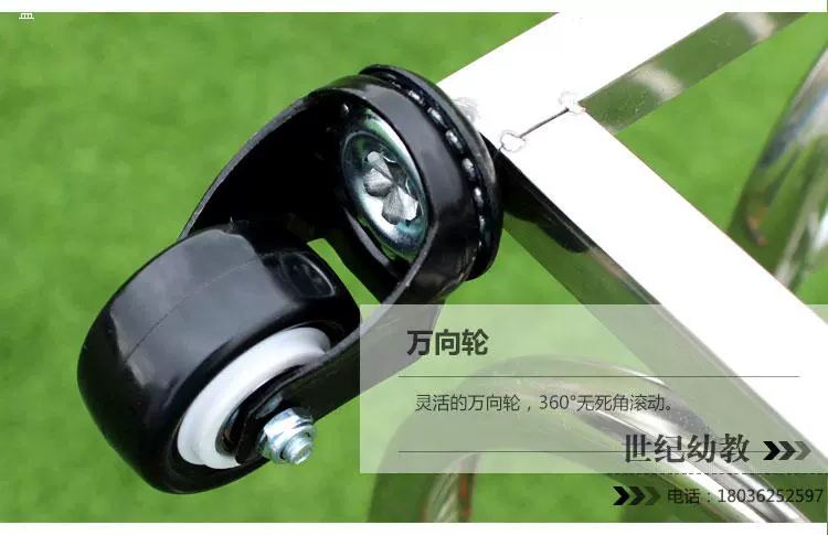 Hộp bóng mẫu giáo di chuyển tay đẩy bóng giỏ thép không gỉ bóng xe lưu trữ giỏ bóng gấp giỏ bóng rổ