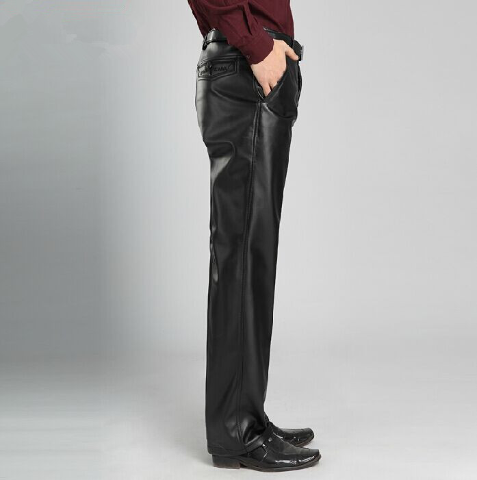 Pantalon cuir homme droit pour hiver - Ref 1483910 Image 25