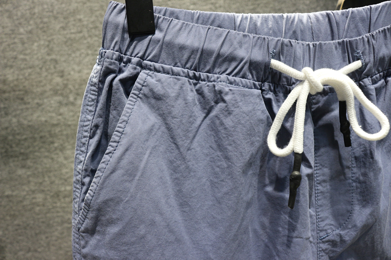 HI man Yu Wenle với cùng một đoạn overalls quần short nam triều mùa hè quần đi biển quần tie quần thường năm - Quần short quần bò nam đẹp