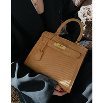 MAOMIBAG corduroy second generation Kelly bag plush bag carry womens bag shoulder shoulder shoulder bag 2021 New Tide