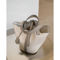 Autumn Lady Bag Bag Now Design 2021 New Tide Parquet Color Vegetable Basket Bag Handbucket Handbag primary-secondary bag