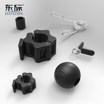 Barbell quick buckle austrian bar 50 dumbbell nut barbell bar fixed clip spring chuck lock set