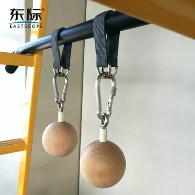 Dongji fitness horizontal bar hanging belt hanging swing hanging sandbag lifting ring front level training lead ball gripper