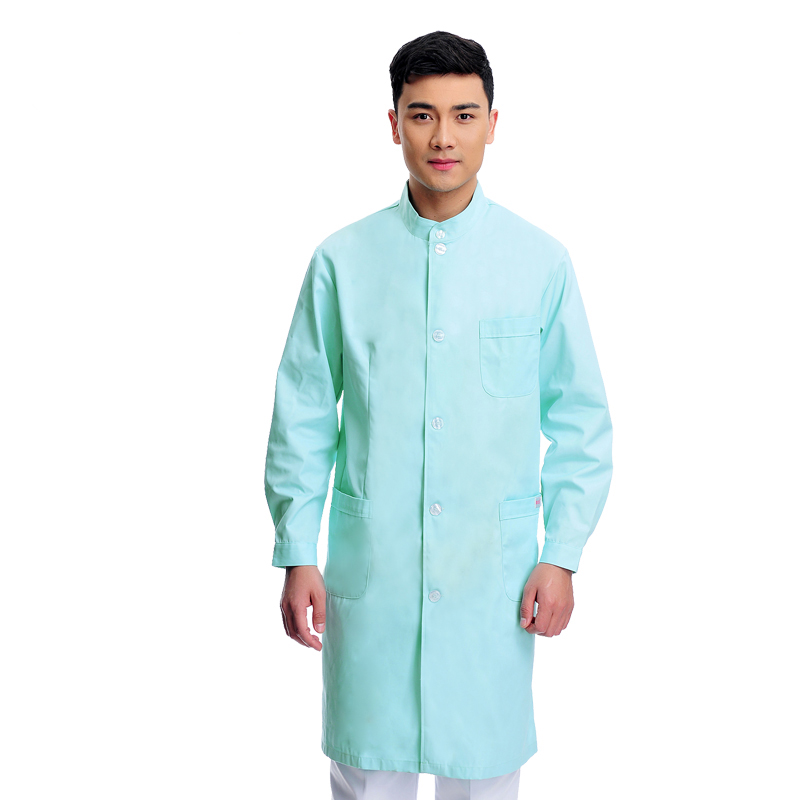 Doctor's clothes Long sleeves Winter Chinese Livecollar Grand-coat Oral Dental Clinic Traditional Chinese Medicine Working clothes Outpatient Wear White Coat