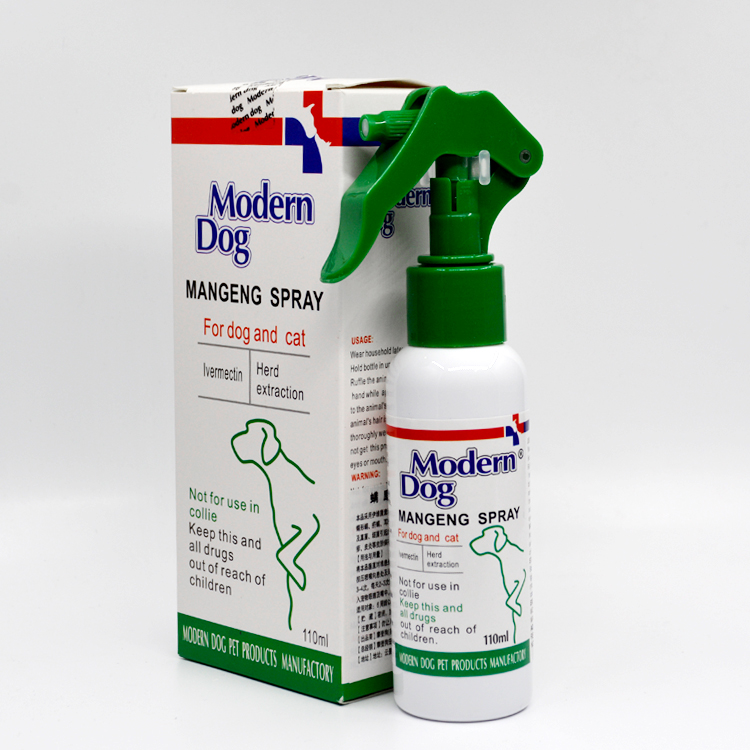 Chó hiện đại 螨 Kang phun chó và mèo mạt rõ ràng / / demodex chó mites vật nuôi da ngoài 螨 Teddy - Cat / Dog Health bổ sung sữa cho chó con mới sinh