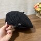 Korean autumn and winter new styled beret hat for women, simple, fashionable and versatile, retro, casual, trendy octagonal hat, painter's hat