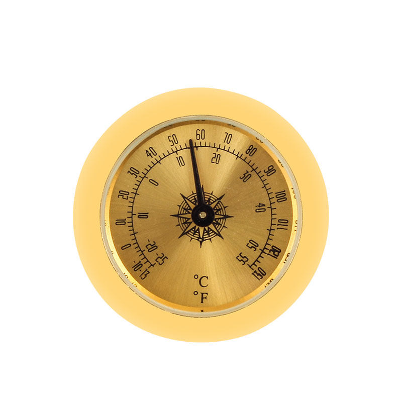 43mm metal thermometer car with car interior and exterior air temperature gauge temperature gauge pointer small thermometer