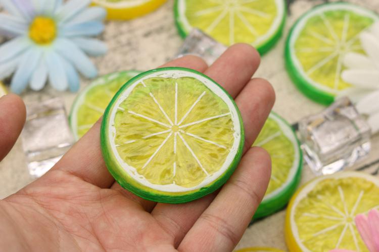 Mô phỏng các lát chanh Hỗ trợ chụp ảnh Đồ trang trí đạo cụ Cốc đựng thức ăn phù hợp với nước Đồ trang trí chụp ảnh Đạo cụ - Trang trí nội thất dcor phòng ngủ chill