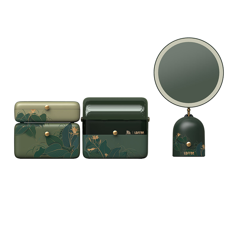 Lofree Lovelled Cosmetic Mirror Daylight Makeup Bench Tonic Light Lamp Mesh Red Beauty Intake Box National Color Spring Shine