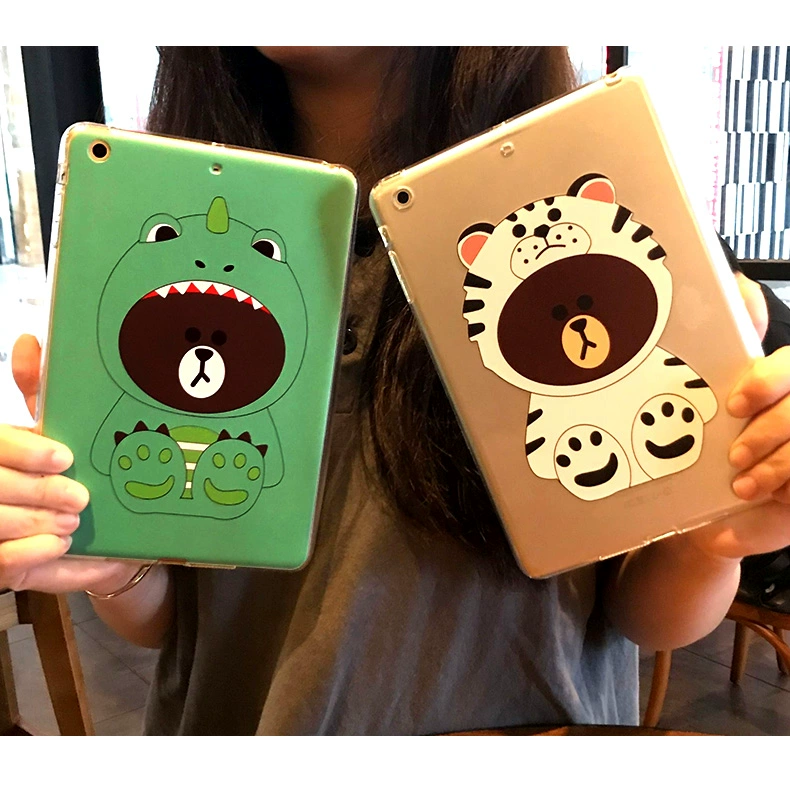 Ipad mini2 vỏ bảo vệ mini3 Máy tính bảng Apple mini 1 phim hoạt hình chống rơi vỏ 4 phụ kiện ốp lưng máy tính bảng samsung tab a