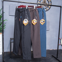Autumn and winter outdoor new assault pants mountaineering fleece pants mens soft shell pants windproof warm plus size elastic waist sports pants