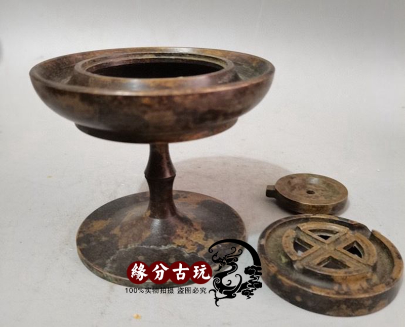 Pure Copper Turn Back Fragrant Pendulum solid Chuanse Bag Pulp Brass Incense Stand Incense Holder Zen tea Taoiseum Tabletop Tea Table Hem-Taobao