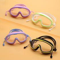 Grandes lunettes de natation imperméables anti-brouillard haute définition masculin et féminin plongée professionnelle adulte lunettes de natation en costume de myopie lunettes de natation