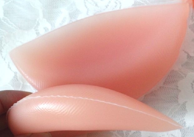 Ngực nhỏ 3D chèn silicon dày mềm ngực phẳng đệm ngực vô hình thu thập với loại ngực tách miếng đệm ngực cho cô dâu giá tốt
